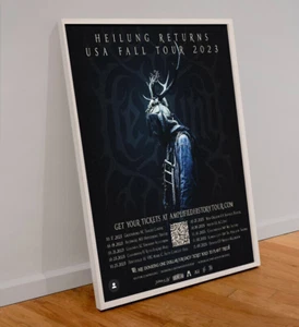 Heilung USA Fall Tour 2023 poster Room Decor - Picture 1 of 9