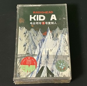 RADIOHEAD KID A CHINA FIRST EDITION CASSETTE TAPE + 4 Cards Sealed Very Rare