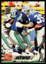 1994 Stadium Club Rick Mirer #620  Football  Seattle Seahawks