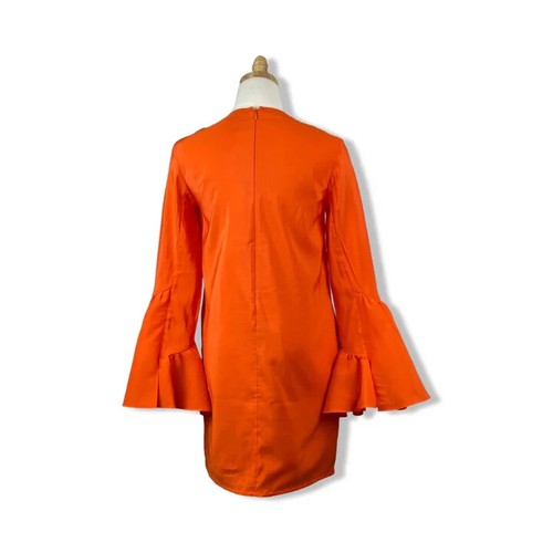 OFF WHITE Abito COS donna taglia 6 bianco sporco maniche a sbuffo raccolto in vita. Nuovo Con Etichetta