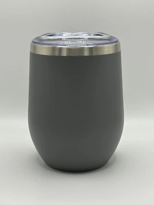 Vaso de vino de acero inoxidable con tapa, vaso aislante Foto 1 de 4