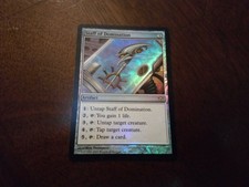 MTG Magic Foil Staff of Domination x1 Fifth Dawn LP