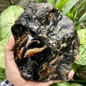 476Gr Natural TOP Raw Amber Indonesia Specimen Rough Crsystal - Picture 1 of 18
