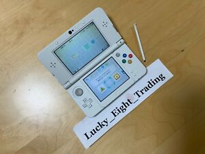 Neu Nintendo 3DS weiße Konsole Stylus japanischer Ver [H]