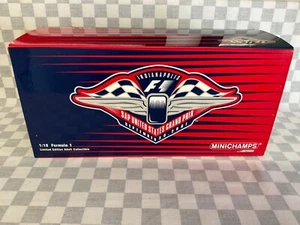 1/18 MINICHAMPS ACTION F1 US GRAND PRIX 2001 EVENT CAR INDIANAPOLIS LIMITED ED - Picture 1 of 10