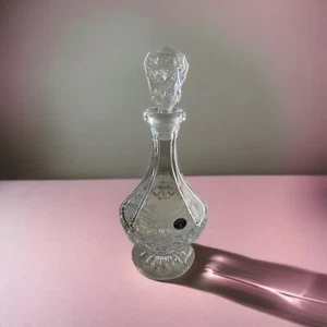 Bohemia Lead Crystal Liqueur Scotch Whiskey Decanter Czech Republic 750 ml EUC - Picture 1 of 6