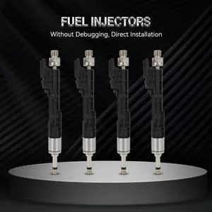 For BMW X6 X5 X3 X1 ActiveHybrid 5 740i 740Li xDrive 3.0L 4pcs Fuel Injectors - Picture 1 of 7