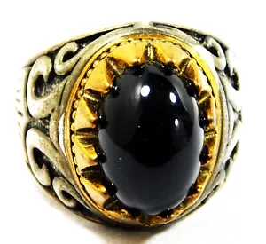 Certified Natural Black Topaz Men's Ring 56.35 Cts Loose Gemstone R3545 - Picture 1 of 2