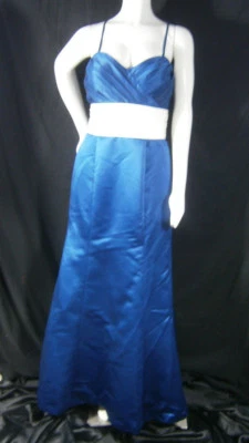 Bill Levkoff Diseñador Muestra 12 Azul Dama Vestido Baile de graduación Vestido de Boda NUEVO $250 Foto 1 de 4