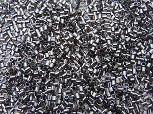 2.5mm Gun Metal Black Plated Tube Crimp Beads Jewellery Making Findings Craft UK - Picture 1 of 1