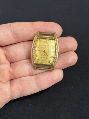 Vintage Bulova 10AK Men’s 15 Jewels USA Art Deco Watch - For Repair - Image 1 of 4