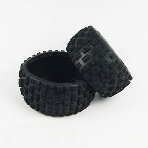 RC Car Knobby Rear Off Road Tire Kit for HPI Baja 5B SS Rovan KM Baja 170mm x 80 - Picture 1 of 4