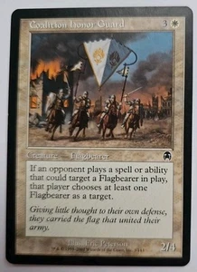 MTG Magic The Gathering Card Coalition Donor Guard Creature Flagbearer White - Picture 1 of 2