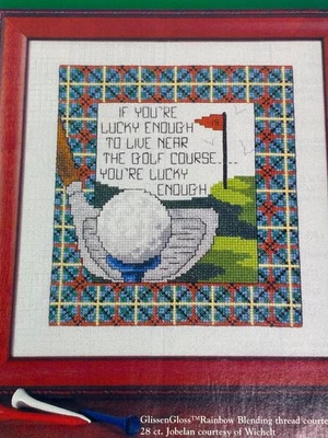 Golf Course Counted Cross Stitch Pattern Magazine Pages - Image 1 of 4