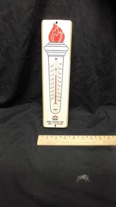 Vintage Standard Ölthermometer Sta-Clean Werbung Taschenlampe Flammendesign - Bild 1 von 7