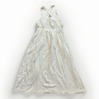 Rachel Pally Womens Linen Lian Midi Dress White Size Large NWT - Image 1 of 4