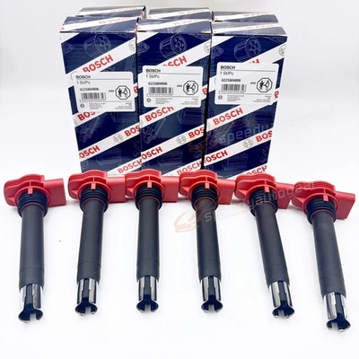 BOSCH OEM Juego de 6 bobinas de encendido Kit para Audi A6 A8 Quattro Q7 R8 S5 VW Touareg Foto 1 de 4