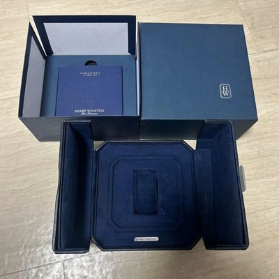 Caja Reloj Harry Winston Auténtica Buen Estado de Japón Foto 1 de 4