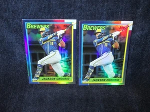 (2) 2025 Topps Update 35th Anniversary Lot Jackson Chourio #U90-8 - Picture 1 of 2