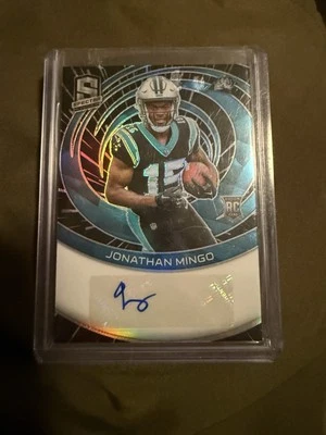 2023 Panini Spectra Rookie AutoJonathan Mingo #RAU-JMI Hyper Prizm /60 AU RC - Image 1 of 2