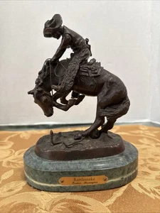 REMINGTON Rattlesnake Bronze Sculpture - Picture 1 of 9