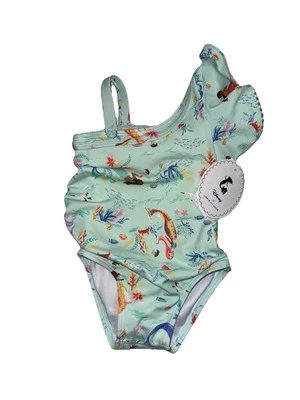 Janie And Jack X Disney Little Mermaid One Piece Swimsuit Baby 12-18 Months NWT - Image 1 of 4
