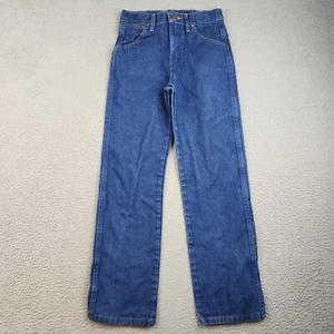 Wrangler Jeans Boys 12 Reg Cowboy Cut Adjustable 13MWZBP Western Rodeo Denim - Picture 1 of 8