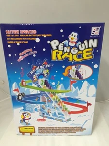 Penguin Slide Race Game Classic Jolly Racer Electronic Track With Rythmic Music - Picture 1 of 3
