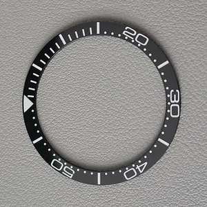 Bisel SEIKO SKX007 SKX009 inserto de cerámica negro SKX (estilo SM) plano C3 - Imagen 1 de 2