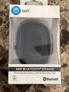 Altavoz Bluetooth portátil resistente al agua ONN - negro ONA18A019 - Imagen 1 de 2