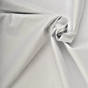 White Cotton Sateen Curtain Heavy Weight Lining Fabric Material Best Quality - Picture 1 of 1