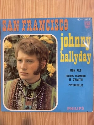 Johnny HALLYDAY San Francisco Mon fils Disque 45 tours Vinyl - Photo 1/4