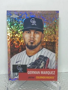 2022 Topps Chrom Platin Jubiläum Roségold Mini-Diamant German Marquez/75 - Bild 1 von 2