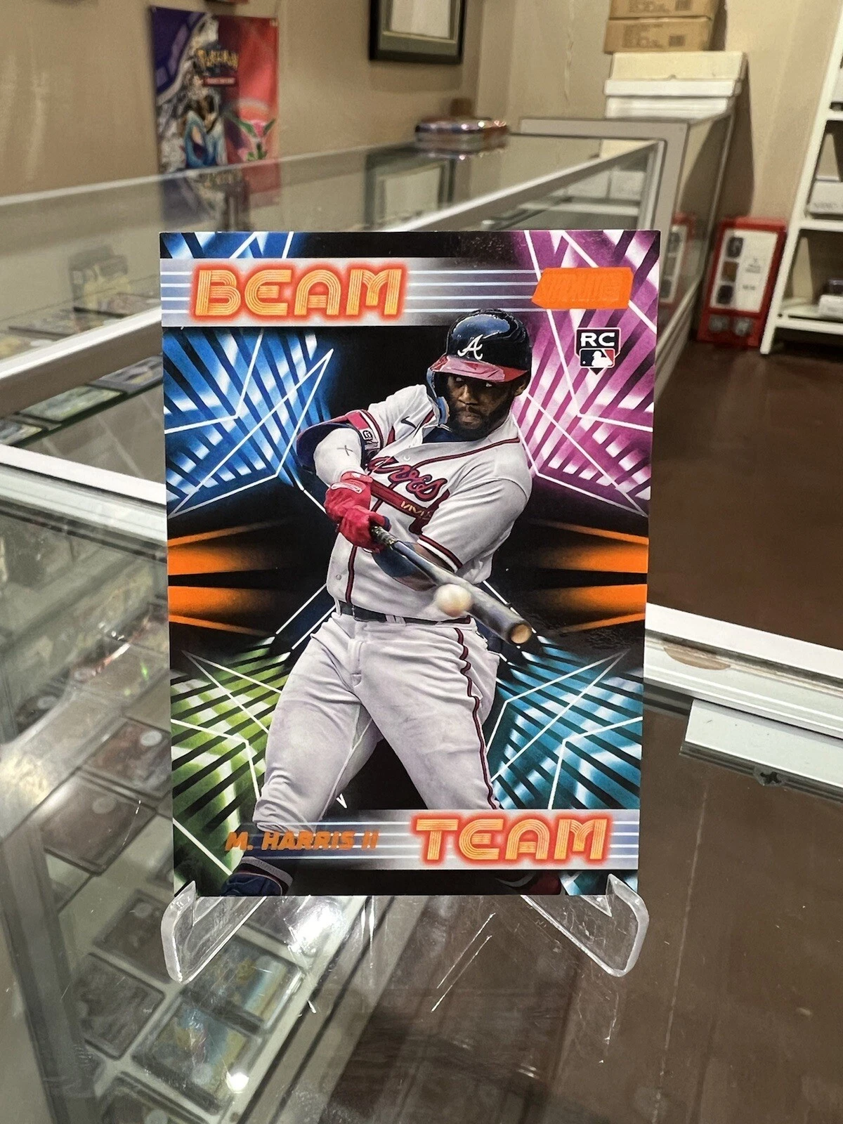 2023 Topps Stadium Club Beam Team Michael Harris II RC Orange Parallel  /10