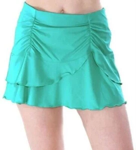 Ruffle Swim Skirt Skirted Bikini Swimsuit Swimwear Bathing Suit Size M - Picture 1 of 2