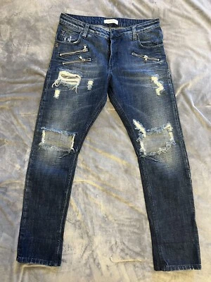 Pierre Balmain Blue Jeans Size 26 Men - Image 1 of 4