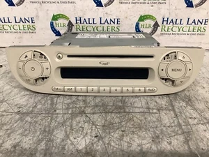 2009 FIAT 500 312 MK1 STEREO RADIO CD PLAYER 7646383316 NO CODE- 40B - Picture 1 of 9