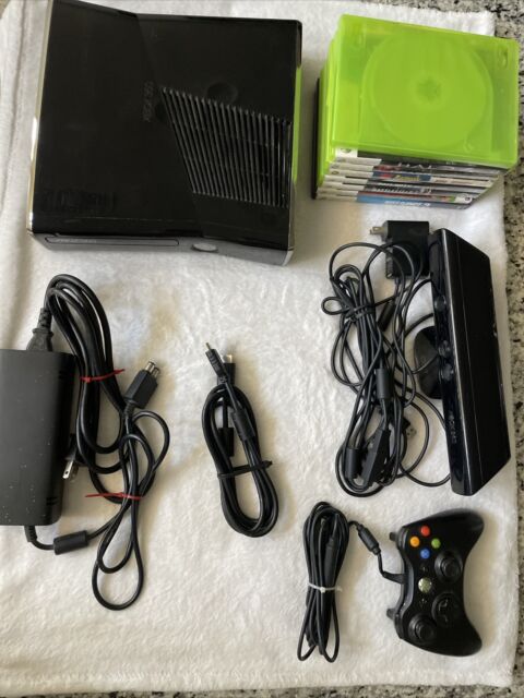 Console Xbox 360 Slim, 250GB, Kinect, 2 Controles, 1 Jogo, Microsoft - USADO  - Nova Era Games e Informática