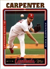 2005 Topps St. Louis Cardinals Baseball Card #207 Chris Carpenter