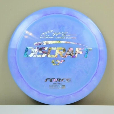 💰MONEY STAMP💰 Discraft Swirly ESP Force, *PAUL McBETH* 173-174g - Image 1 of 4
