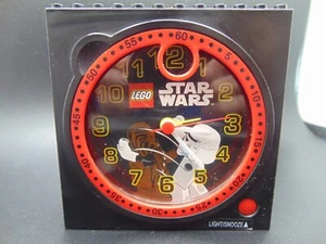 Lego Star Wars Alarm Snooze Clock Brick Red/Black Clone Chewbacca 3.75" x 3.75" - Picture 1 of 7