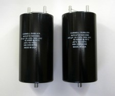(2) Cornell Dubilier 470 uF 1000 VDC Capacitors 1kV - 947C471K102CDMS