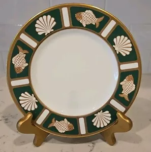 MIKASA FISH and SHELL MING GREEN Dessert/Salad Plate CATHY HARDWICK BONE CHINA - Picture 1 of 6