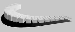 Pista HO -- Woodland rampa de acceso juego de pendiente -- 1415 NUEVO - Imagen 1 de 1