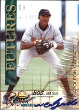 2000 Royal Rookies Futures Autographs #33 Napoleon Calzado /4950