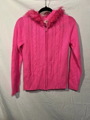 Suéter Cárdigan con Capucha Route 66 Niñas Talla 14/16 Color Rosa Caliente Foto 1 de 4