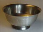 Ore Ida Pewter Bowl Paul Revere Colonial Reproductions Jostens England