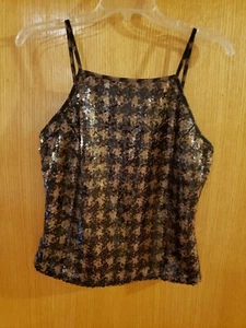 Schönes Pailletten Tanktop für eine Party, Cocktail, Date Night - Bild 1 von 2