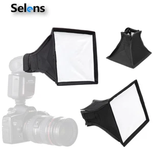 Selens Pro Universal Soft Mini Flash Bounce Diffuser Cap for On Camera Softbox - Picture 1 of 12