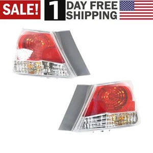Pair Halogen Tail Lights Brake Lamps For 2008-2012 Honda Accord 4-Door Sedan - Bild 1 von 18